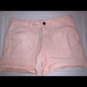 light pink shorts